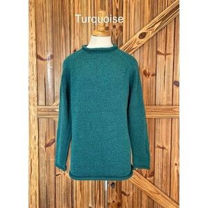 American South Side 100% Alpaca Roll Neck Sweater Made in Peru
